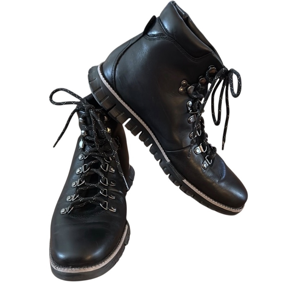 Cole Haan Black Boots ZeroGrand “C26254" Collection
